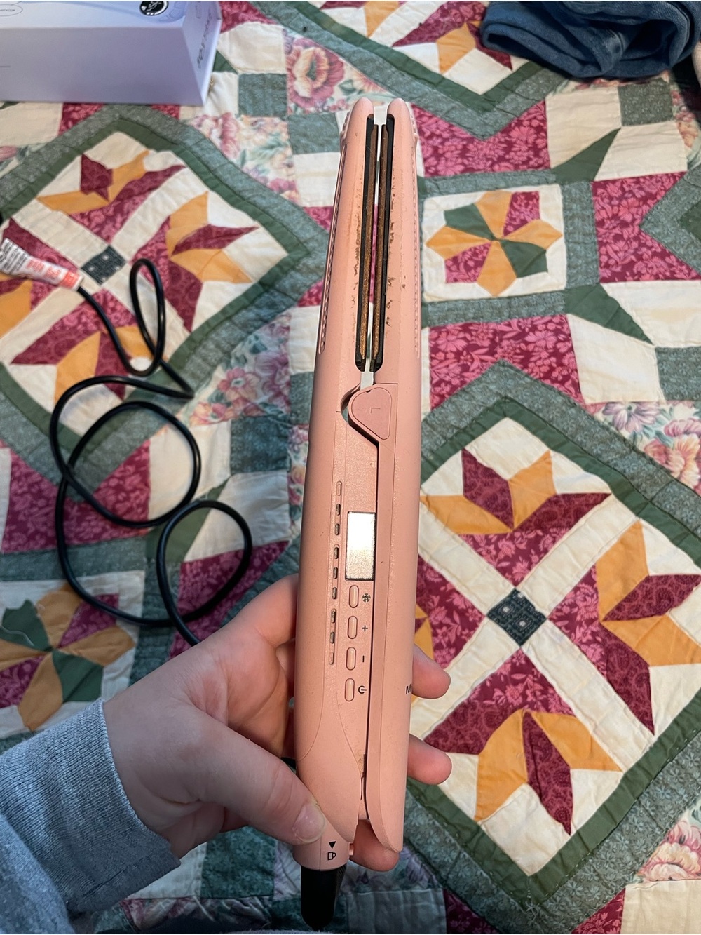 Pink Hair Straightener